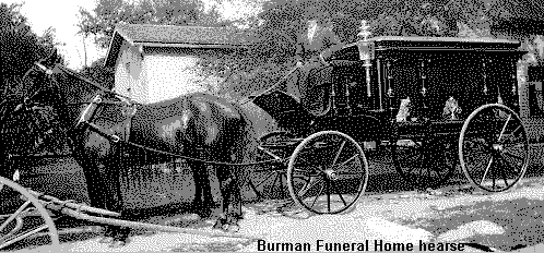 Horse-drawn funeral coach, Burman Funeral Home