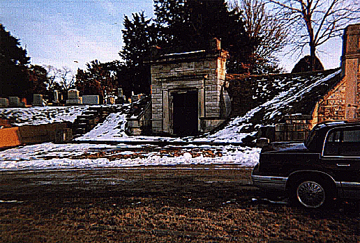 A crypt at Topeka Cemetery