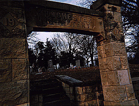 View into Rochester Cemetery