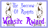 "The Sorrow of Angels Website Award"